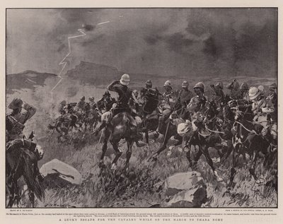 Una fuga fortunata per la cavalleria durante la marcia verso Thaba Nchu da Frederic de Haenen