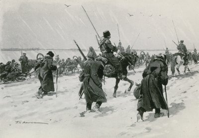 Convoglio di Prigionieri a Piedi da Frederic de Haenen