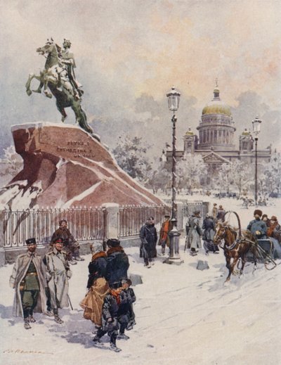 Monumento di Pietro I da Frederic de Haenen