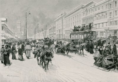 Prospettiva Nevsky da Frederic de Haenen