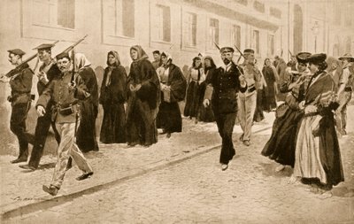 Suore sotto protezione repubblicana durante la rivoluzione del 1910 in Portogallo da Frederic de Haenen