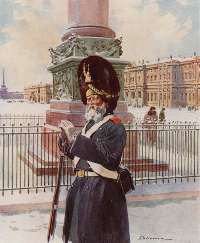 Uno dei Granatieri del Palazzo da Frederic de Haenen