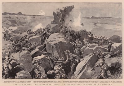 I Volontari Imperiali della Città in Azione, una Ricognizione in Forza vicino a Britstown da Frederic de Haenen