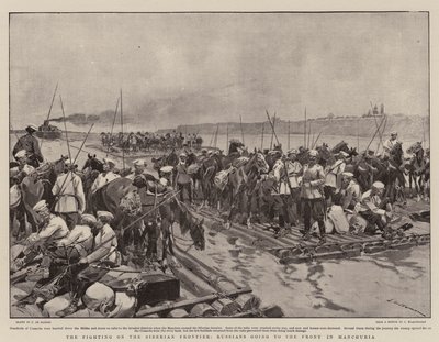 I combattimenti al confine siberiano, i russi vanno al fronte in Manciuria da Frederic de Haenen
