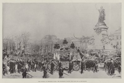 Il Funerale del Presidente Faure, il Corteo che passa per Place de la Republique da Frederic de Haenen