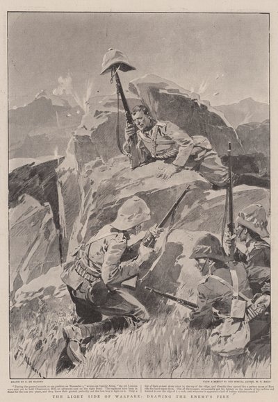 Il lato leggero della guerra, attirare il fuoco del nemico da Frederic de Haenen