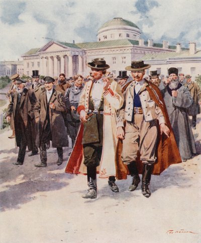 I membri che lasciano la Duma da Frederic de Haenen