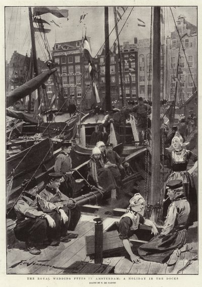 Le feste del matrimonio reale ad Amsterdam, una vacanza nei moli da Frederic de Haenen