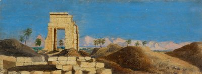 Rovine nel deserto, c.1846-1907 da Frederica Countess of Scarborough Drummond