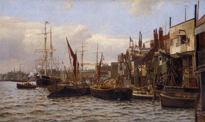 Il Fiume a Limehouse da Frederick A Winkfield