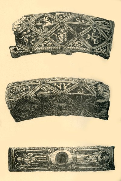 Testa di una croce a tau, c1140-1150, 1881 da Frederick Albert Slocombe