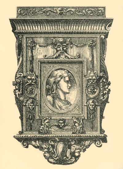 Cornice a specchio in noce, inizio-metà XIX secolo, 1881 da Frederick Albert Slocombe