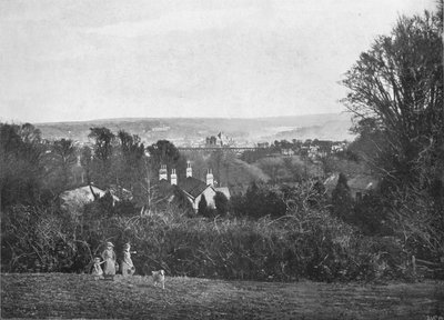 Truro, da Kenwyn, c1896 da Frederick Argall