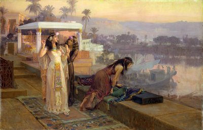 Cleopatra sulle terrazze di File da Frederick Arthur Bridgman