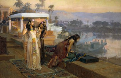 Cleopatra sulle terrazze di File da Frederick Arthur Bridgman