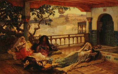 Sera su Algeri da Frederick Arthur Bridgman