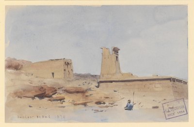 Il Tempio di Dendur, con il Pilone e la Terrazza da Frederick Arthur Bridgman
