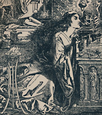 Rosamond, regina dei Longobardi, c. 1850-1900, 1923 da Frederick Augustus Sandys