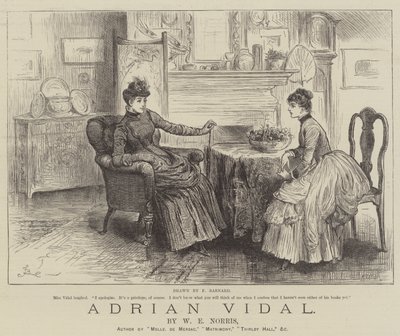 Adrian Vidal, di W E Norris da Frederick Barnard