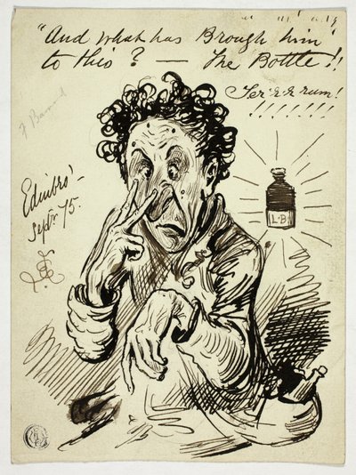 E cosa lo ha portato a questo? - La bottiglia!! da Frederick Barnard