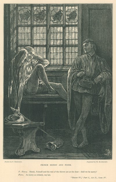 Illustrazione per Enrico IV, parte I da Frederick Barnard