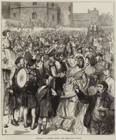 Matrimonio della Principessa Louise, Castle Hill, Windsor da Frederick Barnard