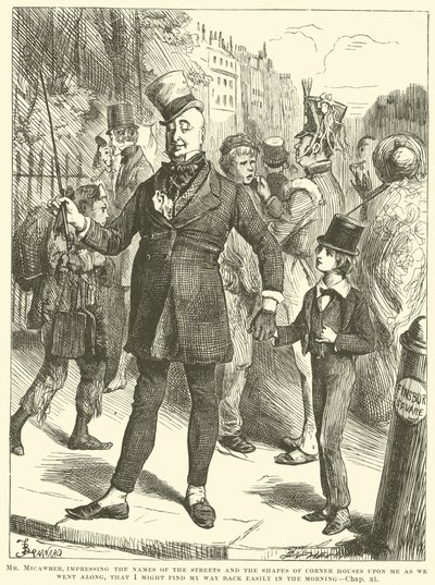Mr Micawber da Frederick Barnard