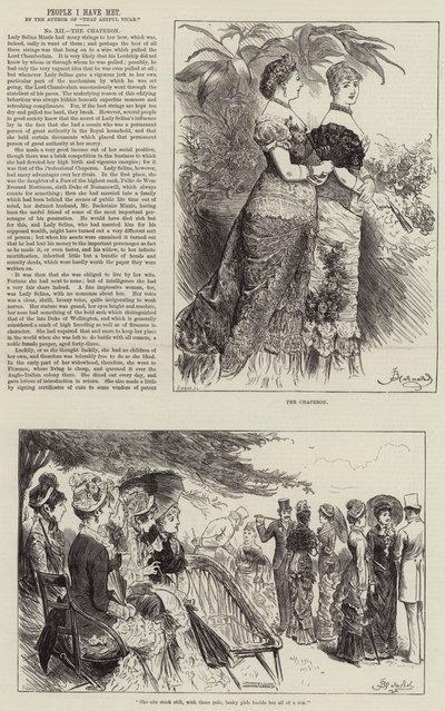 Persone che ho incontrato, il chaperon da Frederick Barnard
