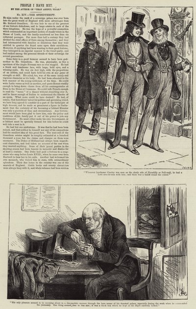 Persone che ho incontrato, lo spendaccione da Frederick Barnard