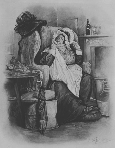 Sarah Gamp, 1880 da Frederick Barnard