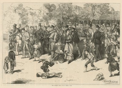 La banda delle guardie a St James