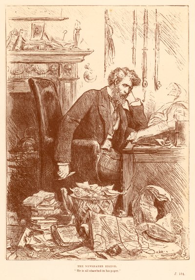 Il redattore del giornale da Frederick Barnard
