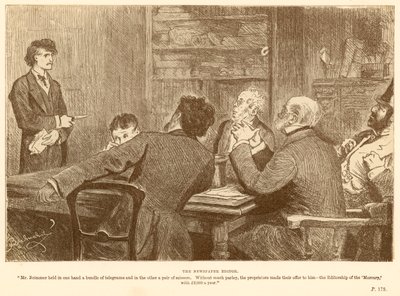 Il redattore del giornale da Frederick Barnard
