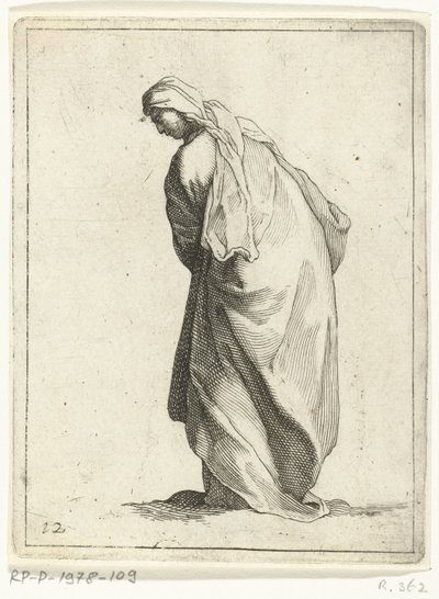 Donna che cammina da Frederick Bloemaert