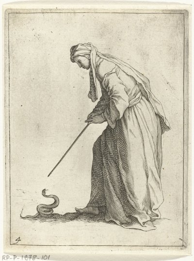 Donna con un serpente da Frederick Bloemaert