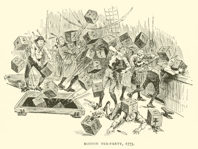 Boston Tea Party, 1773 da Frederick Burr Opper
