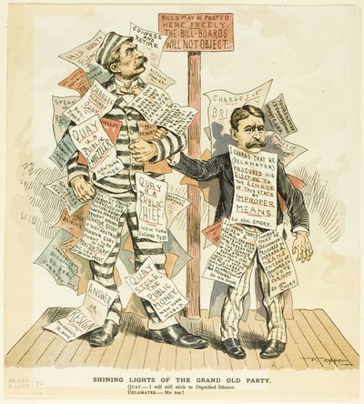 Le luci del Grand Old Party da Frederick Burr Opper