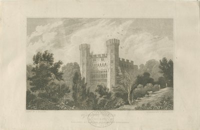 Chiesa del Castello - Castello di Stafford (incisione) da Frederick Calvert