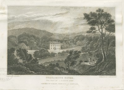 Colton - Bellamore House: incisione su acciaio, nd [c 1830] da Frederick Calvert