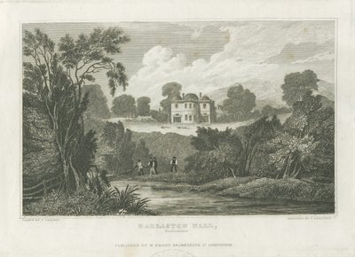 Darlaston Hall: incisione da Frederick Calvert