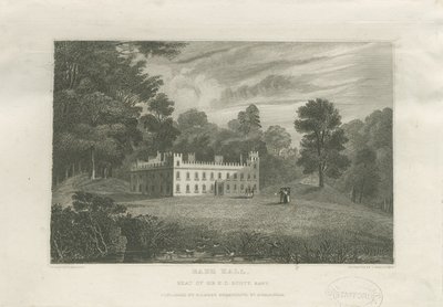 [Grande] Barr Hall: incisione da Frederick Calvert