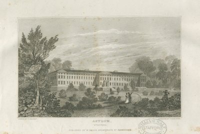 Stafford - Manicomio: incisione, nd [c 1830] da Frederick Calvert