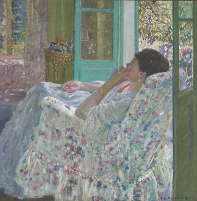 Pomeriggio - Stanza gialla da Frederick Carl Frieseke