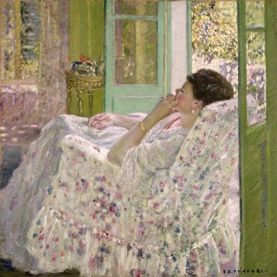 Pomeriggio - Stanza gialla da Frederick Carl Frieseke