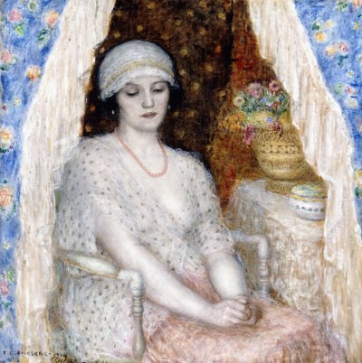 Tende blu da Frederick Carl Frieseke