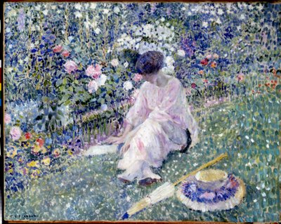 Giardino a giugno da Frederick Carl Frieseke