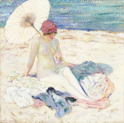 Sulla spiaggia da Frederick Carl Frieseke