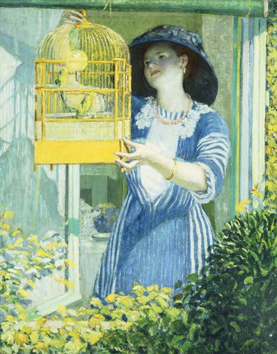 La finestra aperta da Frederick Carl Frieseke