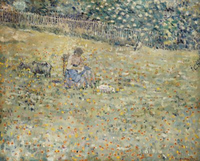 Donna e Capra da Frederick Carl Frieseke