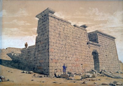 Tempio, Nubia, Egitto, 1824 da Frederick Catherwood